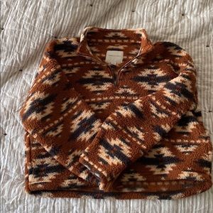 Aztec Sherpa Pullover